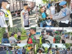 Pelaksanaan Giat Ops Yustisi/KRYD Dalam Rangka Penegakan Prokes 5-M di Wilkum Polres Tebing Tinggi