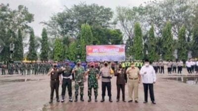 Pemkab Langkat Ikuti Apel Keselamatan Toba 2022 Digelar Polres