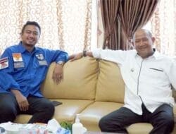 Plt Bupati Langkat Syah Afandin Terima Audiensi BRI, KNPI dan Lainnya