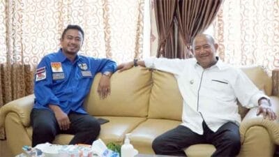 Plt Bupati Langkat Syah Afandin Terima Audiensi BRI, KNPI dan Lainnya