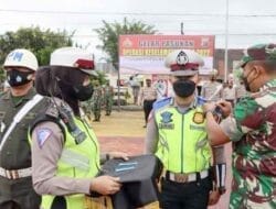 Polres Dairi Bersama Forkopimda Apel Gelar Pasukan Ops Keselamatan Toba 2022