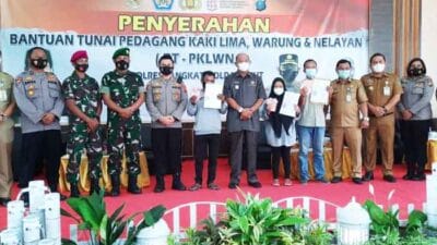 Polres Langkat Salurkan Bantuan Kepada 19.500 Penerima Bantuan