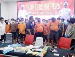 Polrestabes Medan Amankan 105 Pengedar Narkoba dan Sita 2.130, 08 Gram Sabu