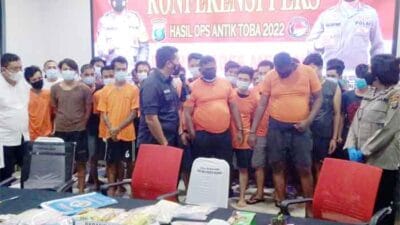 Polrestabes Medan Amankan 105 Pengedar Narkoba dan Sita 2.130, 08 Gram Sabu