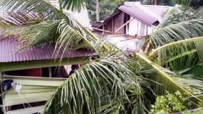 Puting Beliung Landa Kecamatan Besitang