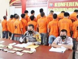 Satnarkoba Polres Pelabuhan Belawan Tangkap 31 Tersangka Narkotika