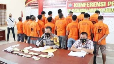 Satnarkoba Polres Pelabuhan Belawan Tangkap 31 Tersangka Narkotika