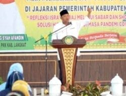 Syah Afandin Ajak Tegakkan Salat Tepat Waktu