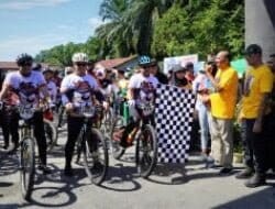 Wagubsu Bersama Plt Bupati Langkat Lepas Gravity Enduro North Sumatera Series 1