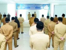 Wali Kota Tebingtinggi Lantik 61 Pejabat Administrator dan Pengawasan