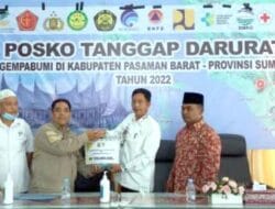 BAZNAS Solok Salurkan Rp100 Juta Buat Huntara Korban Gempa Pasaman Barat