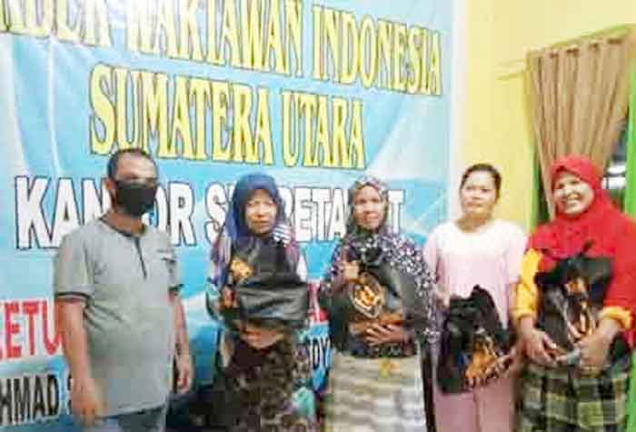 DPW SWI Sumut Terima Bantuan Paket Sembako dari Kabareskrim Polri