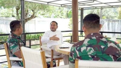 Dandim 0206/Dairi Silaturahmi dengan Bupati Pakpak Bharat