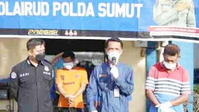 Dit Polairud Polda Sumut Amankan Nelayan Jual Satwa Dilindungi