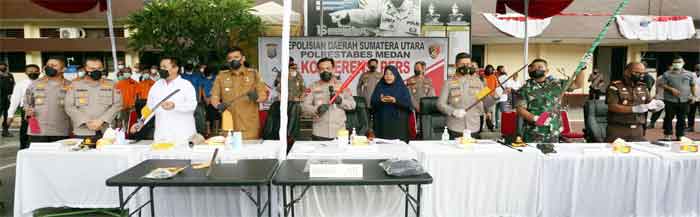 Kapolda Sumut Tegaskan Tindak Pelaku Kejahatan dan Premanisme