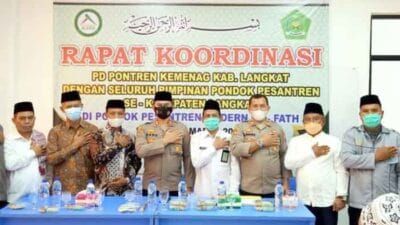 Kapolres Langkat Silaturahmi dengan Pimpinan Pondok Pesantren