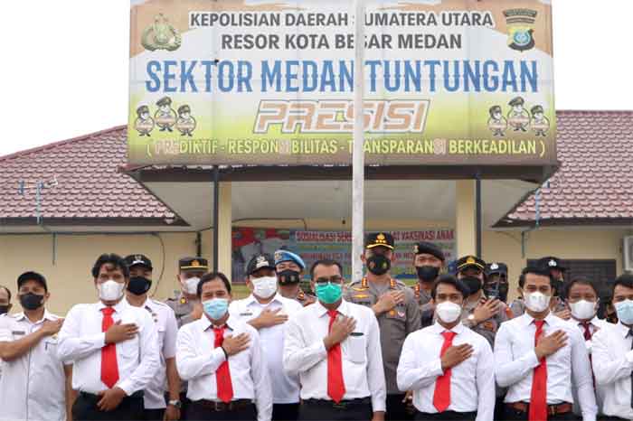 Kapolrestabes Kunjungi Polsek Medan Tuntungan Berikan Arahan dan Motivasi