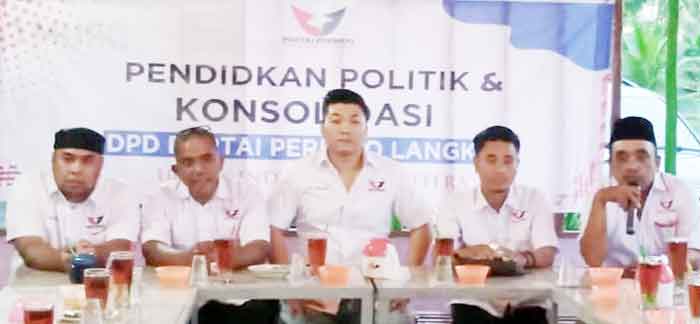 DPD Perindo Langkat Konsolidasi ke DPC Wilayah Teluk Aru