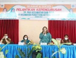 Ketua TP PKK Saksikan Pelantikan Pengurus TP PKK Kecamatan dan Desa