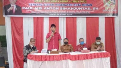 Paul MA Simanjuntak Minta Dinkes Medan Tingkatkan Mutu Pelayanan Kesehatan Peserta BPJS PBI