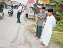 Plt Walikota Tinjau Jalan Rusak di Tanjungbalai