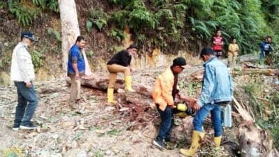 BPBD Pakpak Bharat Turun Tangan