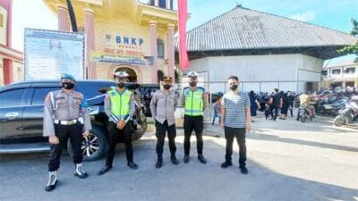 Polres Nias Gelar Pengamanan Ibadah Jumat Agung