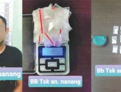 Satresnarkoba Polres Langkat Tangkap NI dan BB Sabu-sabu 18,52 Gram