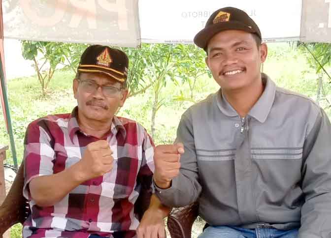 M Arifin Bersilaturahmi ke H Ruslan SH Ketum PB Pendawa Sumut