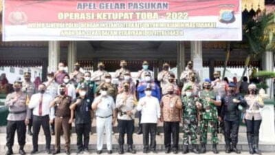 Wakil Wali Kota Tebingtinggi Pimpin Apel Gelar Pasukan Operasi Ketupat Toba 2022