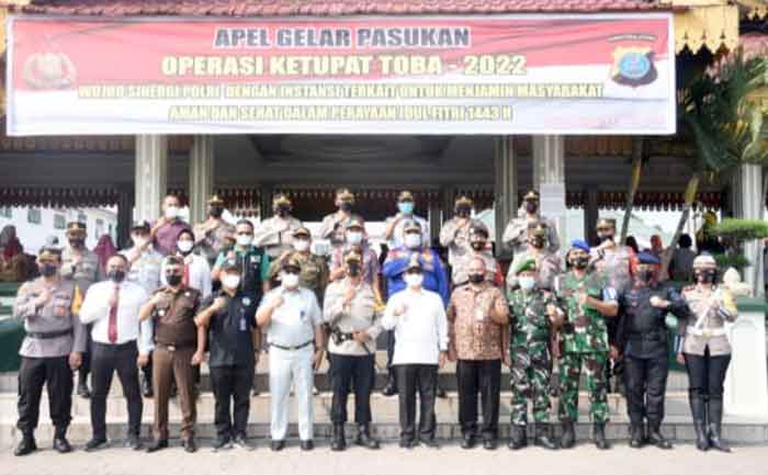 Wakil Wali Kota Tebingtinggi Pimpin Apel Gelar Pasukan Operasi Ketupat Toba 2022