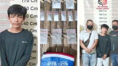 Warga Mekar Jaya dan Sabu Miliknya Diamankan Reskrim Polsek Stabat