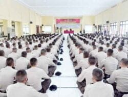 Bintara Remaja SPN Hinai Poldasu Terima Pengarahan dari Satgaswil Sumut Densus 88 AT