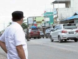 Bupati Zahir Tinjau Pos Pam Simpang Kuala Tanjung