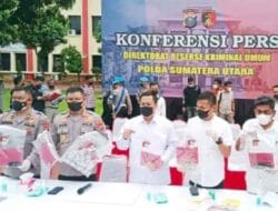 Jatanras Poldasu dan Reskrim Polres Batubara Ringkus Pelaku Pelemparan Bus Sartika