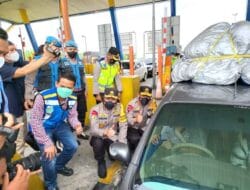 Irwasum Polri dan Kapoldasu Tinjau Pos Pam Exit Tol Tebingtinggi
