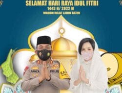 Kapolda Sumut dan Keluarga Ucapkan Selamat Idul Fitri