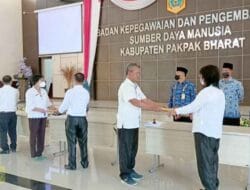 Kepala TK, SD dan SMP di Pakpak Bharat Laksanakan Sertijab