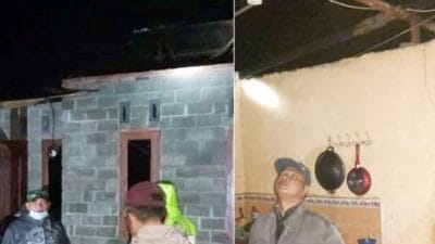 Musibah Hujan Deras dan Angin Puting Beliung Terpa Tiga Dusun di Langkat