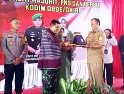 Wabup Pakpak Bharat Hadiri Kunker Danrem 023 Kawal Samudera