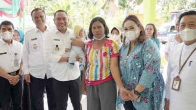 Bupati Pakpak Bharat Tinjau Pemeriksaan IVA dan Pemasangan Alat Kontrasepsi KB