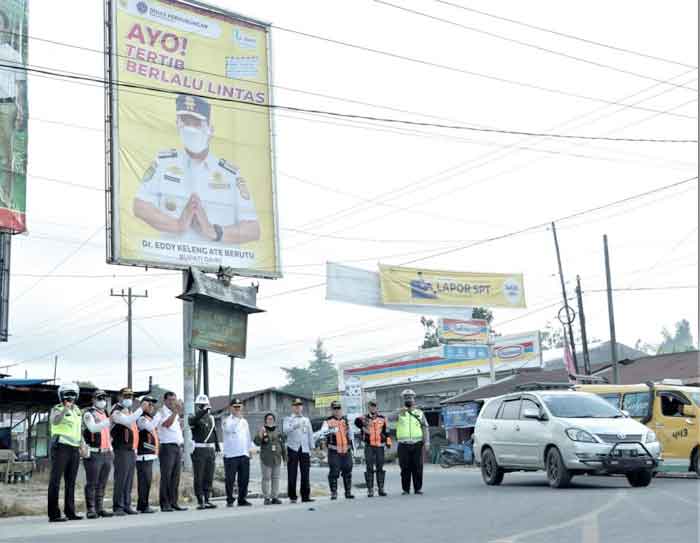 Dishub Dairi Bersama BPTD Wilayah II Sumut Lakukan Operasi Pemeriksaan KIR