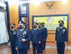 Kapolres Langkat Bersama Pejabat Utama Pemerintahan Ikuti Peringatan Harlah Pancasila