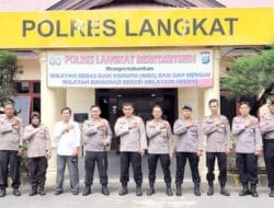 Kapolres Langkat Terima Kunjungan Tim Puslitbang Polri Beserta Anggota