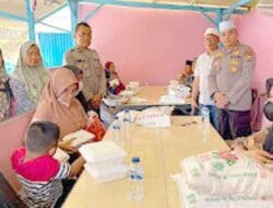 Kapolsek Limapuluh Santuni Anak Yatim Piatu dan Kaum Duafa