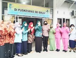 Kasat Binmas Polres Batubara Hadiri Gebyar Iva Test Deteksi Dini Kanker Rahim dan Payudara