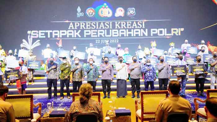 Poldasu Sabet 7 Penghargaan Dalam Apresiasi Kreasi Setapak Perubahan Polri
