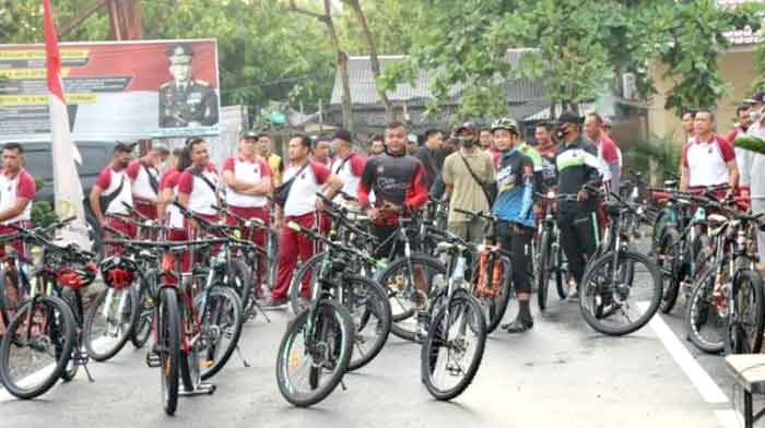 Polres Batubara Bersama Unsur Forkopimda dan TNI Fun Gelar Fun Bike
