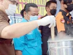 Polres Batubara Gelar Pemusnahan Narkoba