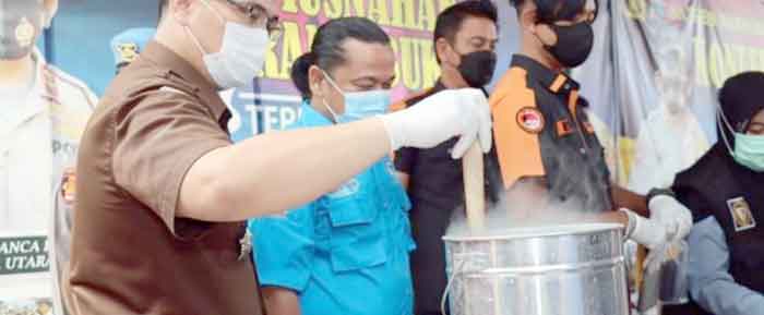 Polres Batubara Gelar Pemusnahan Narkoba